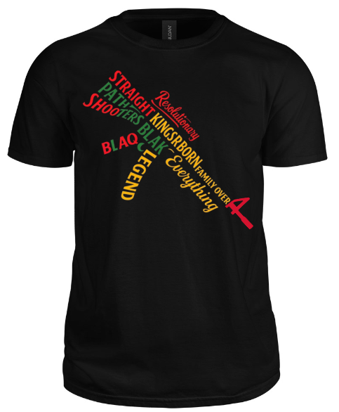 SPS RBG Rifle Angle Short Sleeve T-Shirt