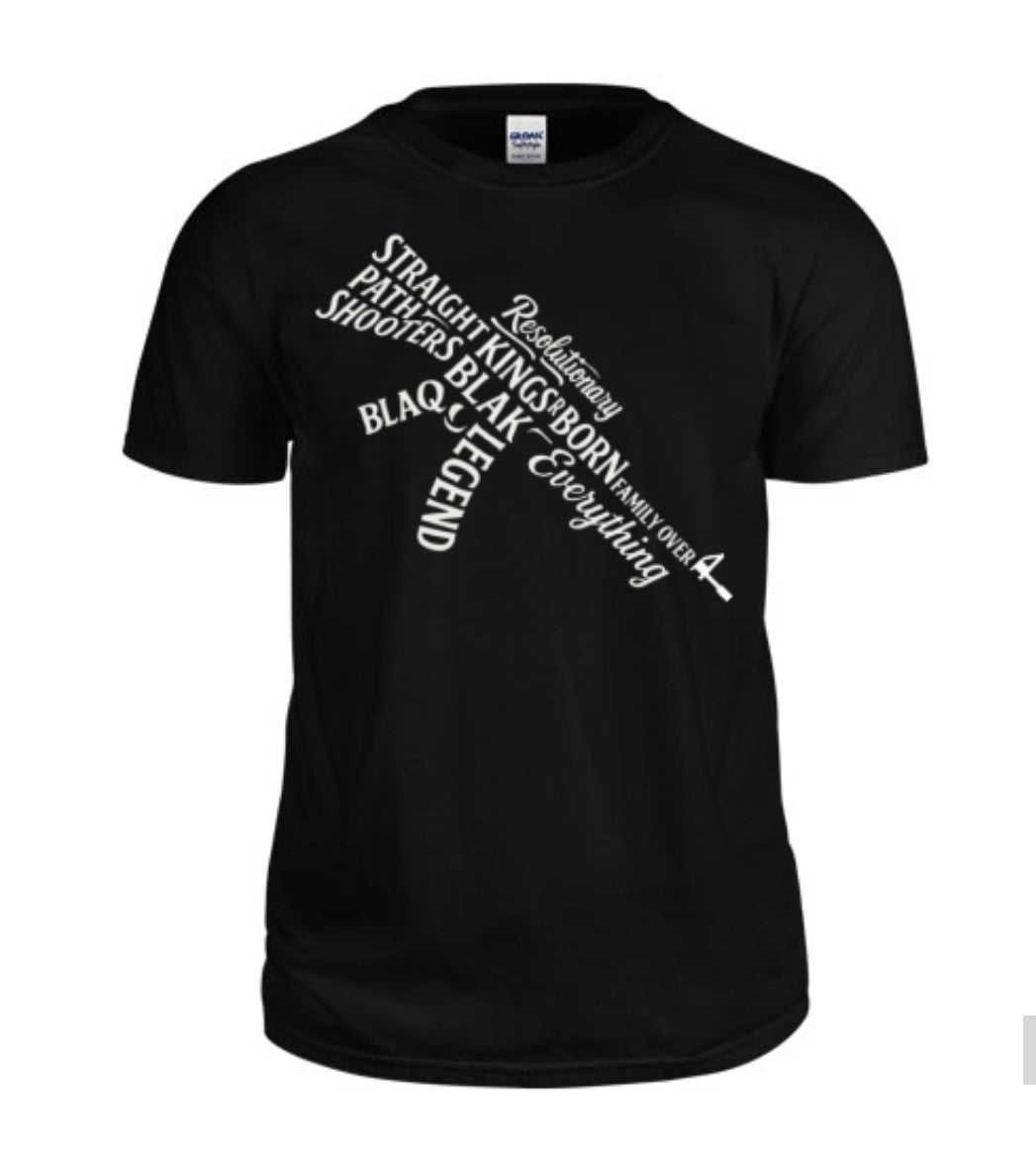 SPS Rifle Angle Wt Short Sleeve T-Shirt