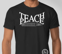 Load image into Gallery viewer, SPS Teach Peace Prepare for War Short Sleeve T-Shirt