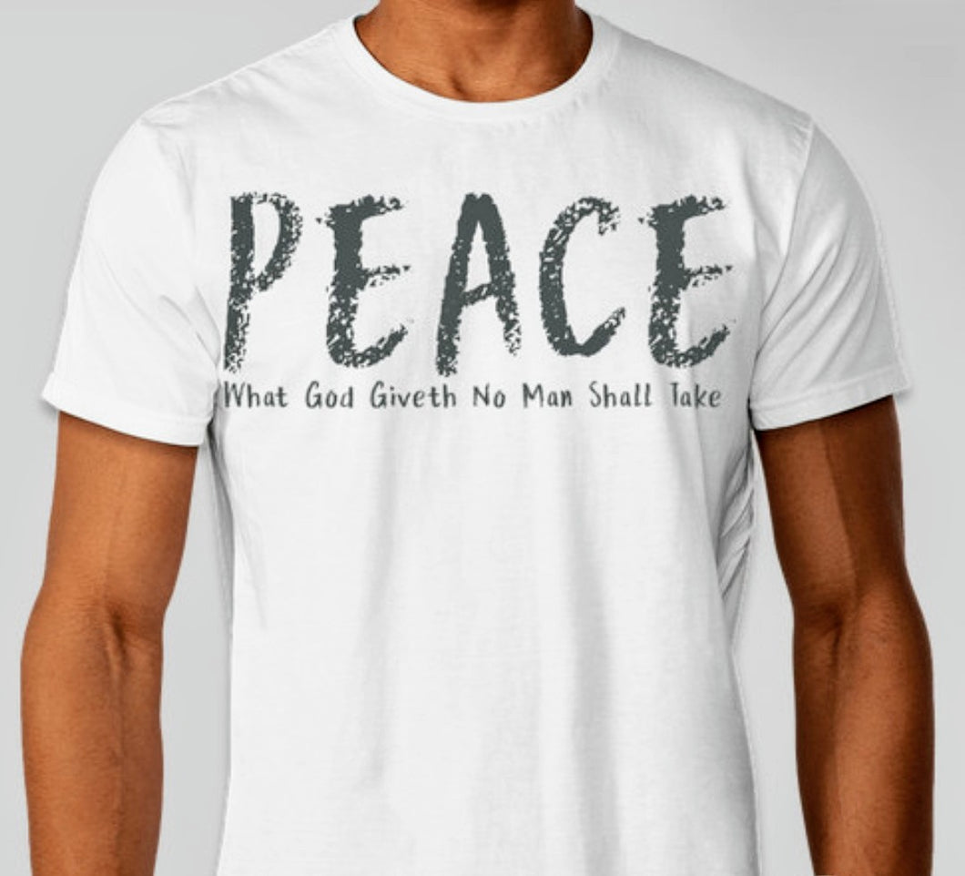 SPS God Peace (What God Giveth) Short Sleeve T-Shirt