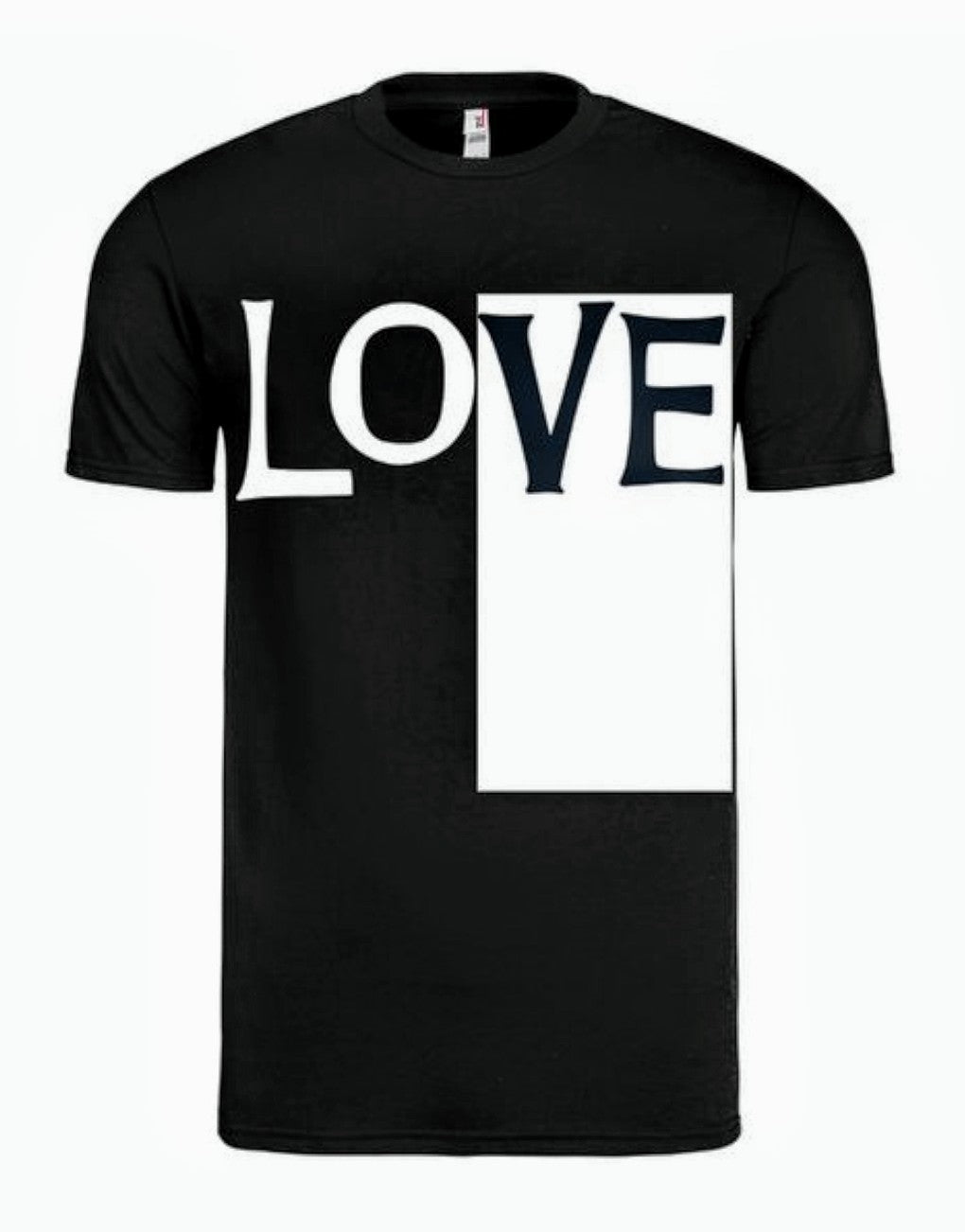 B&W Just Love Short Sleeve T-Shirt